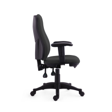 Kancelářská židle Norton, textil, černá - 2
