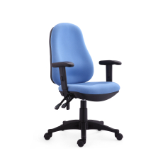 Kancelářská židle Norton, textil, modrá - 1