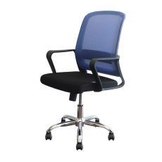 Kancelářská židle Parma, textil, modrá - 2