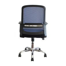 Kancelářská židle Parma, textil, modrá - 3