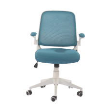 Kancelářská židle Pretty White, textil, modrá - 2