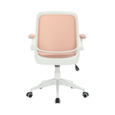 Kancelářská židle Pretty White, textil, růžová - 4