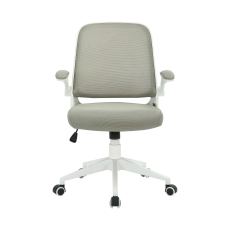Kancelářská židle Pretty White, textil, šedá - 2