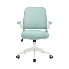 Kancelářská židle Pretty White, textil, světle zelená - 2