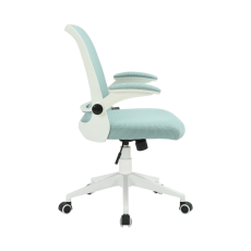 Kancelářská židle Pretty White, textil, světle zelená - 3