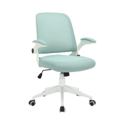 Kancelářská židle Pretty White, textil, světle zelená