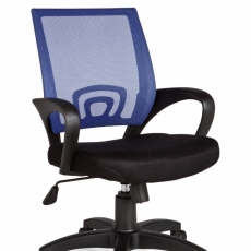 Kancelářská židle Rivoli, nylon, černá/modrá - 1