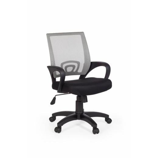 Kancelářská židle Rivoli, nylon, černá/šedá - 1