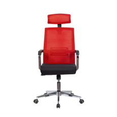 Kancelářská židle Roma HB, textil, červená - 1