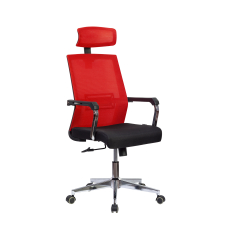 Kancelářská židle Roma HB, textil, červená - 2