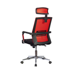 Kancelářská židle Roma HB, textil, červená - 3