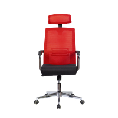 Kancelářská židle Roma HB, textil, červená