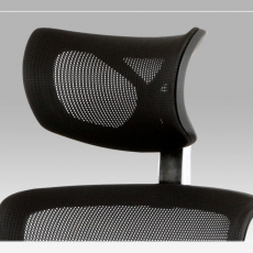 Kancelářská židle s opěrkou hlavy Emanuel, černá - 3