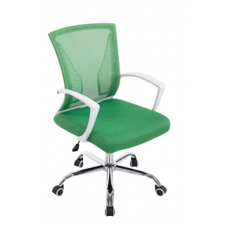 Kancelářská židle s područkami Flade, zelená