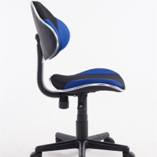 Kancelářska židle Sael, černá / modrá - 3