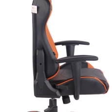 Kancelářská židle Saimon, černá / oranžová - 3