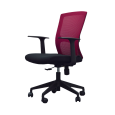 Kancelářská židle Siena (SET 2 ks), červená - 2