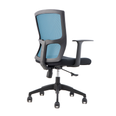 Kancelářská židle Siena (SET 2 ks), modrá - 4