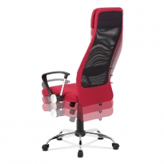 Kancelářská židle Sienna, bordó / černá - 6