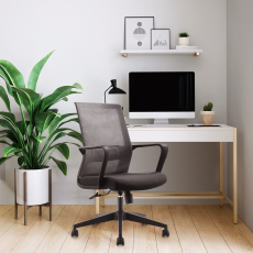 Kancelářská židle Smart W, textil, černá - 3