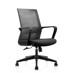 Kancelářská židle Smart W, textil, černá