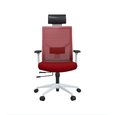 Kancelářská židle Snow HB, textil, červená - 4
