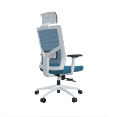 Kancelářská židle Snow HB, textil, světle modrá - 5