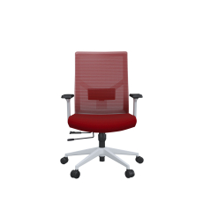 Kancelářská židle Snow W, textil, červená - 4