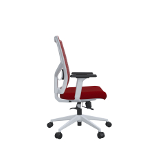 Kancelářská židle Snow W, textil, červená - 5