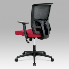 Kancelářská židle Tatiana, vínová/černá - 2