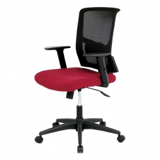 Kancelářská židle Tatiana, vínová/černá - 1