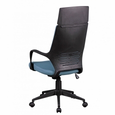 Kancelářská židle Techline, textilní potahovina, modrá - 5