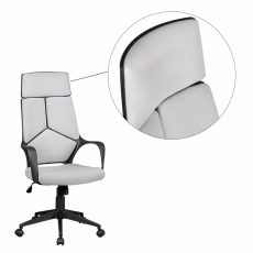 Kancelářská židle Techline, textilní potahovina, šedá - 6