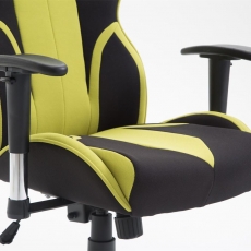 Kancelářská židle Teres, černá / zelená - 7