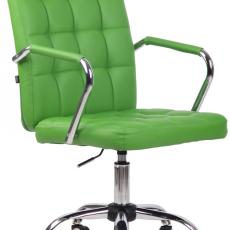 Kancelářská židle Terni, syntetická kůže, zelená - 1