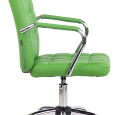 Kancelářská židle Terni, syntetická kůže, zelená - 3
