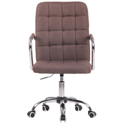 Kancelářská židle Terni, textil, hnědá