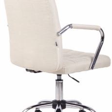 Kancelářská židle Terni, textil, krémová - 4