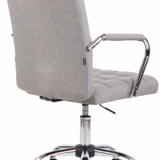 Kancelářská židle Terni, textil, šedá - 4