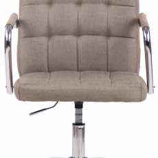 Kancelářská židle Terni, textil, taupe - 2