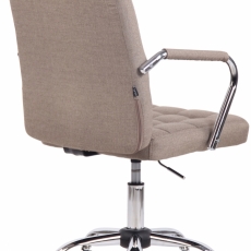 Kancelářská židle Terni, textil, taupe - 4