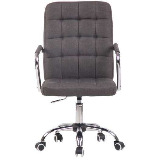 Kancelářská židle Terni, textil, tmavě šedá - 1