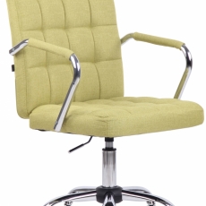 Kancelářská židle Terni, textil, zelená - 1