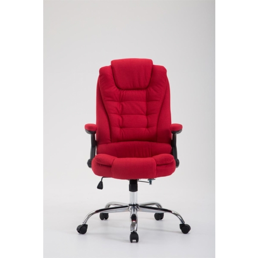 Kancelářská židle Thor, textil, červená - 1