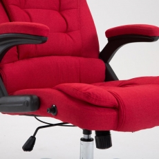 Kancelářská židle Thor, textil, červená - 5