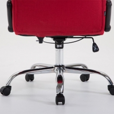 Kancelářská židle Thor, textil, červená - 7