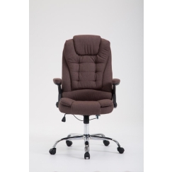 Kancelářská židle Thor, textil, hnědá