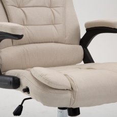 Kancelářská židle Thor, textil, krémová - 5