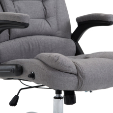 Kancelářská židle Thor, textil, šedá - 4