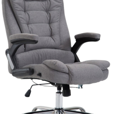 Kancelářská židle Thor, textil, šedá - 1